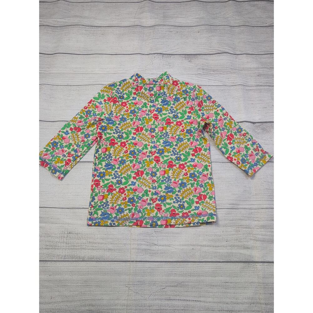 4/5 Mini Boden Floral Rash Guard - Picture 3 of 4
